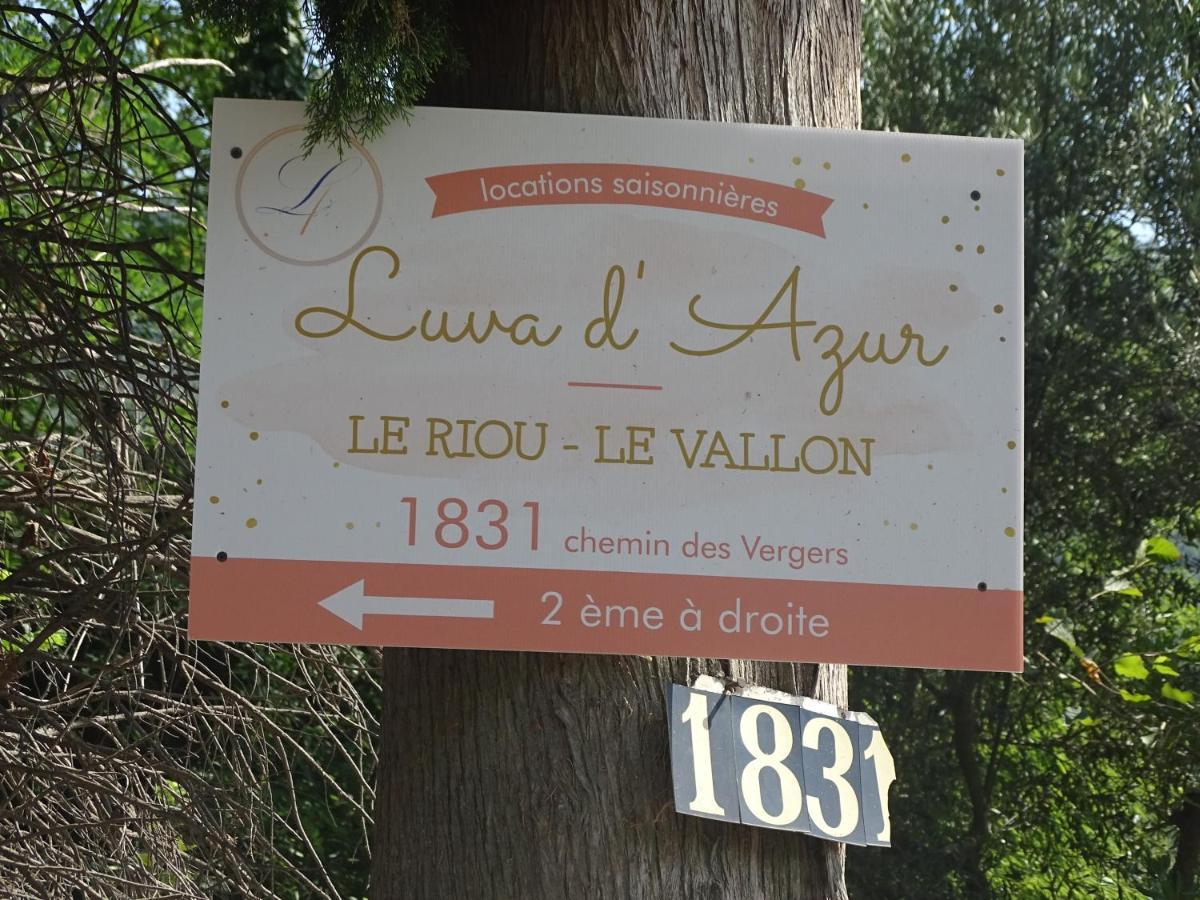 Luva D'Azur, Rez De Villa Le Riou - Le Vallon Le Bar-sur-Loup Экстерьер фото